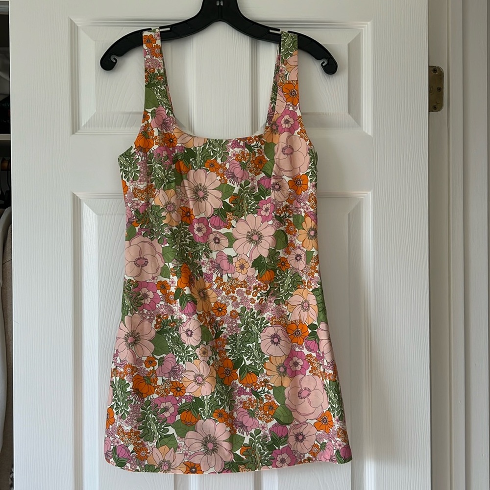 Mango floral romper size small